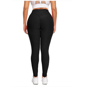 Leggings de cintura alta para mujer con Conjunto de sujetador de yoga sin costuras estilo casual de lana transpirable - Product Image 5