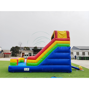 Small <b>Inflatable</b> Dry <b>Slide</b> PVC Material Kids Blow Up <b>Water</b> <b>Slide</b> Combo Compact Indoor Outdoor Jumping Bouncer Playground - Product Image 4