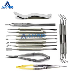 Kit de chirurgie péri-dentaire microscopique, instruments chirurgicaux manuels en acier, certifiés CE, garantie 5 ans, meilleur prix, ensemble pour soins bucco-dentaires - Product Image 3