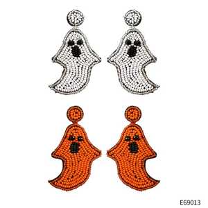 Compre Pendientes Únicos y Populares de Halloween, Pendientes Bordados Elegantes Hechos a Mano, Joyería Artesanal de Moda Única, Diseño Creativo - Product Image 5
