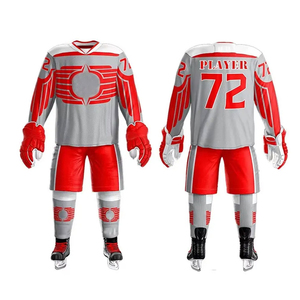 High Quality Material Pakistan Made Regular Fit Printed Ice Hockey Uniform Latest Sportswear 100% Polyester <b>Waterproof</b> - Product Image 1