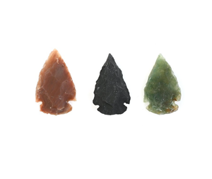 Pointe de flèche naturelle fantaisie jaspe Agate pierre naturelle Agate de guérison pointes de flèche en cristal reiki grossiste de pointes de flèche de guérison - Product Image 4