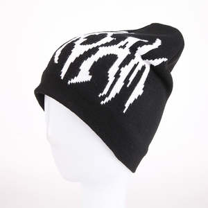 Personalizable 100% Acrílico Jacquard Logo Mohair Gorro de punto Gorros personalizados para inviernos cálidos - Product Image 6