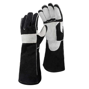 Guantes de soldadura de cuero de tendencia de la mejor calidad de alta calidad diseñados de primera calidad con resistencia al calor guantes de soldadura a un precio razonable - Product Image 1