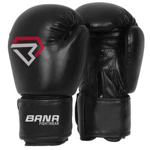 Guantes de boxeo ligeros de dedo completo de alta calidad transpirables de Venta caliente profesional diseño personalizado cordones PU cuero Bana - Product Image 3