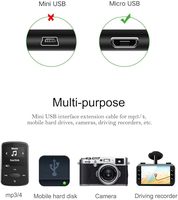 Cargador de Teléfono Micro USB V8 de Carga Rápida 2.4A, Cable de Sincronización de Datos 2.0 de 1m para Android, iOS, Compatible con Computadora, Auriculares, Banco de Energía Móvil