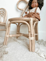 Chaise ergonomique en rotin naturel pour enfants, durable et respectueuse de l'environnement, lit bébé et lit pour tout-petits pour bébés et enfants