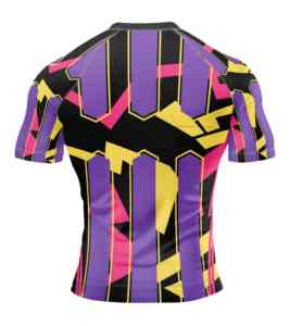 Vêtement de compression respirant pour hommes, t-shirt de sport respirant uni, pour la musculation, la salle de sport, la remise en forme, vente en gros - Product Image 2