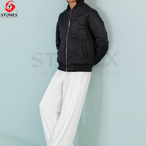 Chaqueta Acolchada de Alta Calidad para Mujer, Transpirable, Impermeable, Personalizada, Material de Algodón, Forro de Nailon, Tejido de Punto - Product Image 4