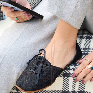 Nouvelles Brogues pour Femmes, Style Moderne, Dernier Cri, Légères, Fabriquées à la Main, Fermeture à Lacets, Sangle Réglable, Tige en Jute, Écologiques - Product Image 4