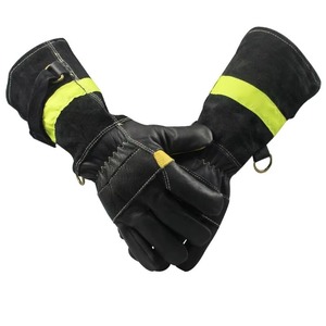 Guantes resistentes al agua para bomberos, resistentes al desgaste y al calor, resistentes al fuego, de rescate, seguridad contra incendios oscuros - Product Image 4