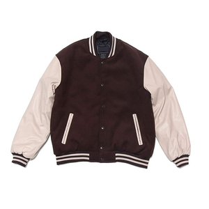 Custom Logo High Quality <b>Long</b> Sleeve Baseball <b>Jacket</b> for <b>Men</b> Winter Letterman Varsity <b>Jackets</b> Breathable Windproof Eco-Friendly - Product Image 2