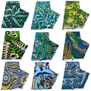 Nouveauté Vente en Gros 100% Coton Super Qualité Or Tissus Hollandais Ankara Imprimé Wax 6 Yards Capulana Tissu Africain - Product Image 6