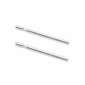 2 Pcs 925 Sterling Silver Polished Earring <b>Posts</b> 4mm Plated Spacer Jewellery Findings Accessories for Earrings Packaged in Bag - Product Image 1