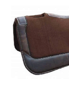 Selle de cheval occidentale en gros, tapis de selle en laine tissée à la main, siège en cuir, couleur et taille personnalisables, saut d'obstacles - Product Image 3