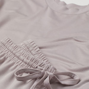 2022 New Fashion Customized Comfortable Casual Knit <b>Pajama</b> Set Plus Size Women's Sleepwear - Product Image 3