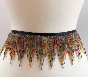 พู่ห้อยประดับลูกปัดหลากสีรุ้ง - Product Image 4