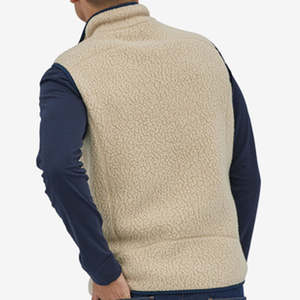 New High Quality 2025 OEM Outwear Breathable <b>Vest</b> <b>Men</b> <b>Fleece</b> Warm Jackets Sleeveless Winter Cotton <b>Fleece</b> <b>Vest</b> - Product Image 3