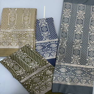 Tela de algodón puro bordada a mano, - Product Image 4