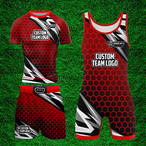 ชุดนักมวยปล้ำแบบยืด ระบายอากาศได้ดี สำหรับงานมืออาชีพ ขายส่งแบบ OEM แพ็คสุดคุ้ม - Product Image 1