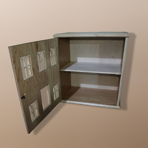ของเล่นในจินตนาการสำหรับเด็กบ้านตุ๊กตาหวายจิ๋วแบบทำมือ - Product Image 3
