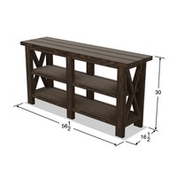Plans de table console vintage des années 1980 de qualité incroyable Console en bois de style moderne pour entrée et hôtel en vente à bas prix