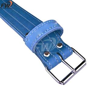 Cinturón de levantamiento de pesas de cuero genuino, soporte para la espalda de 6 pulgadas, antideslizante, ajustable, protección integral para entrenamiento de fuerza - Product Image 6