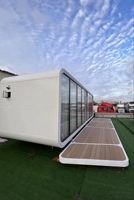 Suite Cabine Apple de 20 pieds en acier modulaire protégé contre la corrosion pour club de plage tropical et hôtel de plongée