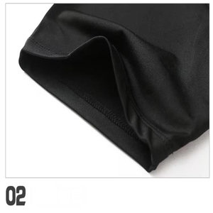 Custom Logo Crew Neck Quick Dry Lightweight Breathable Compression T-<b>Shirt</b> for <b>Men</b> Winter Summer Gym Workout Fitness - Product Image 4