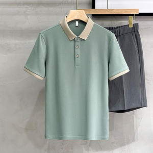 OEM logo personnalisé broderie imprimé design été nouveau polo en coton hommes mince lâche hommes polos à manches courtes - Product Image 5