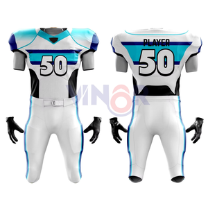 Nouvel arrivage Uniformes américains personnalisés Uniformes de sport Logo personnalisé Meilleur matériau Uniformes de football américain Slim Fit OEM - Product Image 4