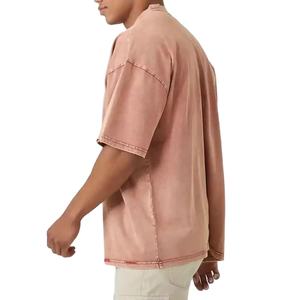 T-shirt unisexe en coton vintage de qualité supérieure, surdimensionné, pour homme, imprimé sur mesure, style boxy, délavé à l'acide - Product Image 3