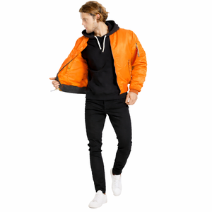 Wholesale OEM Custom <b>Men's</b> Winter Bomber <b>Jacket</b> Plus Size Breathable Waterproof for Cold Weather - Product Image 1