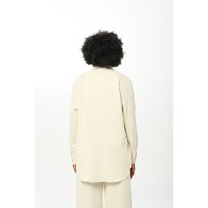Camicetta Oversize Naturale da Donna con Ricami, Comoda e Vestibilità Ampia - Product Image 3