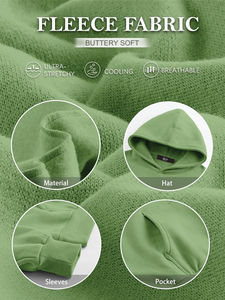 Jerseys de lana de gran tamaño de punto con estilo para mujer, elementos esenciales acogedores de otoño/invierno con sudaderas con capucha bordadas, sudaderas con logotipo frontal - Product Image 6
