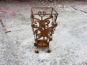 Porte-parapluie double de style moderne en métal argenté pour hôtel, restaurant ou décoration de la maison, fournitures de jardin - Product Image 5