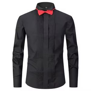 Camisa Oxford transpirable para Hombre | Manga larga de ajuste moderno para apariencia informal de negocios/ropa a granel - Product Image 3