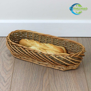 PANIER/PLATEAU rectangulaire en rotin d'osier du Vietnam tissé à la main magnifiquement tissé à la main pour une utilisation polyvalente Décoration intérieure - Product Image 2