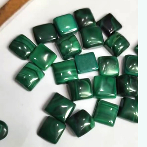 หิน Malachite หลวมธรรมชาติขนาด5มม. 10มม. 506ชิ้นหินรูปไข่ทรงหลังเบี้ย1265cts สีเขียว Iroc ขายรูปลูกแพร์ - Product Image 3