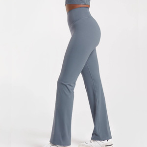 Custom Design <b>Flared</b> Fashionable Women's Hot <b>Leggings</b> Sports Jogging Workout Yoga Pants For Woman From BD Supplier - Product Image 3