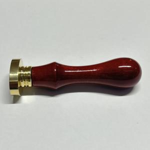 Sello Ovalado de Latón de 29 mm con Mango de Madera de Arce, Sello Multiusos para Cera de Sellado - Product Image 4