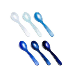 DESIGN RESIN VIBRANT HANDMADE 100% Resin Salad Servers <b>Set</b> for Home and Hotel Use Includes Ice <b>Cream</b> Spoon Salad Serving - Product Image 3