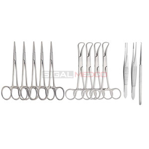 Set de Traqueostomía de 41 Piezas, Kit Completo de Cirugía de Emergencia para Bypass Menor, Manual, Acero Inoxidable Alemán, Cricotirotomía, ORL, Tiroides - Product Image 3