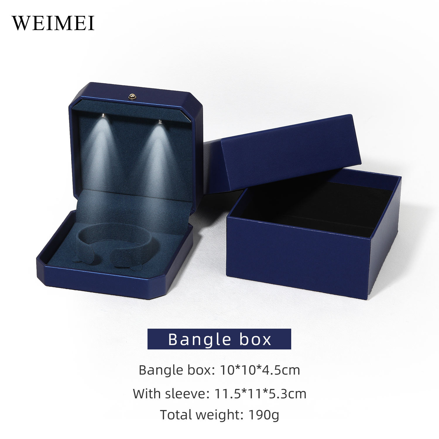 กล่องกำไลสีฟ้า