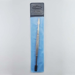Double Head Nail <b>Cuticle</b> Pusher Stainless Steel Pedicure <b>Tool</b> for Nail Care & Foot File Custom Logo for Dead Skin Removal - Product Image 5