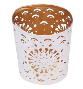 Porte-bougie votif en métal antique de 3 pouces, fait à la main, durable, sans plomb, lanternes pour la décoration de la maison, Noël, Pâques - Product Image 3