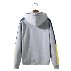 Sweat-shirt à capuche zippé en denim épais de haute qualité avec logo personnalisé sur le devant, options de tailles, streetwear d'hiver - Product Image 2