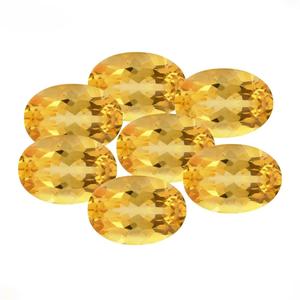 หินควอทซ์ซิทรินธรรมชาติอัญมณีทรงหลวมหินควอตซ์เจียระไนทรงรีสำหรับทำเครื่องประดับอัญมณีธรรมชาติคุณภาพสูง - Product Image 3