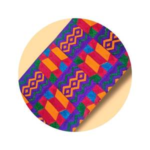 ผ้าทอแจ็คการ์ดผ้าฝ้ายทนนานผ้า100% พิมพ์ลายชาติพันธุ์สำหรับแฟชั่นและแบบดั้งเดิม - Product Image 1