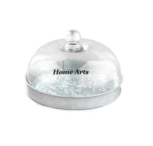 MOP And Wood Dessert Cake Server With Acrylic <b>Lid</b> Latest <b>Design</b> Tableware Cake Server With <b>Lid</b> <b>By</b> Home Arts - Product Image 6